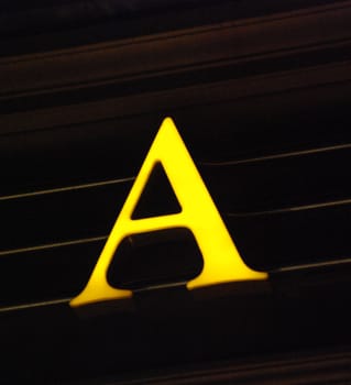 neon letter
