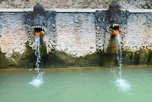 Termal Banjar Tega hot springs, North bali, Indonesia