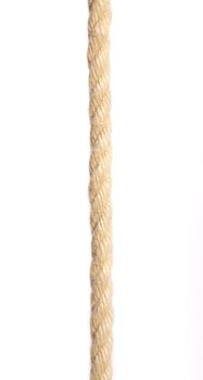 Standard hemp rope. All on white background.