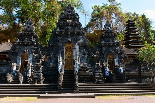 Entrance gate in Goa Lawah Bat Cave temple, Bali, Indonesia