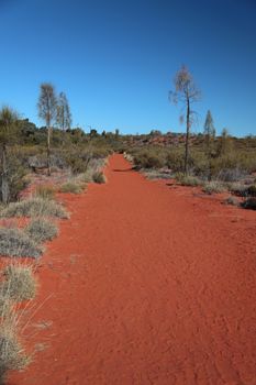 Central Australian desert.