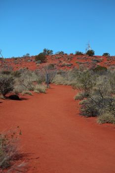 Central Australian desert.