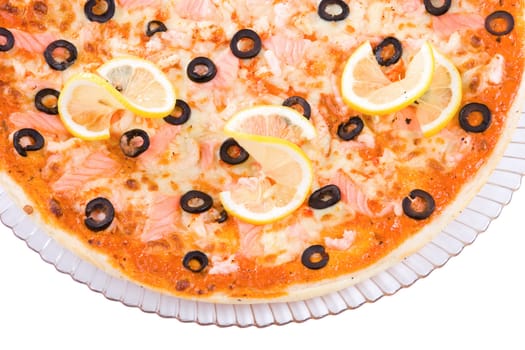 photo of a part of Shrimp Pizza