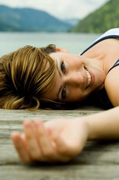smiling