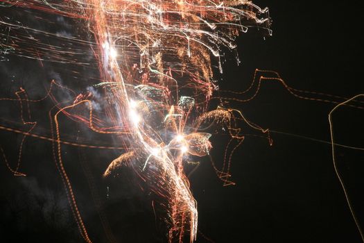 exploding fireworks