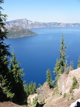 Crater Lake National Park in Oregon, USA