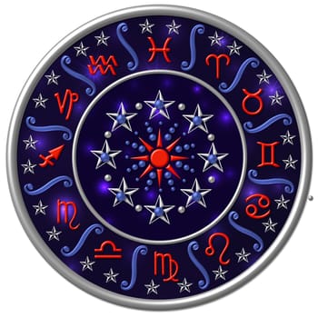 zodiac - astrology sign black purple red