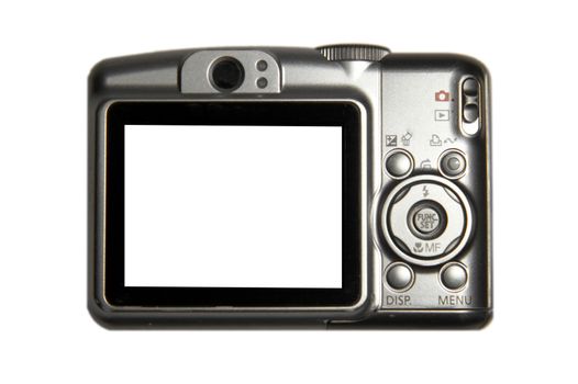 Compact photo camera with blank LCD screen