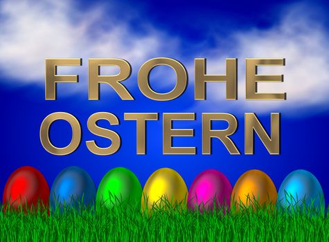 colorful easter background