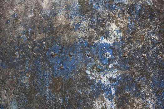 Weathered metal plate background texture.