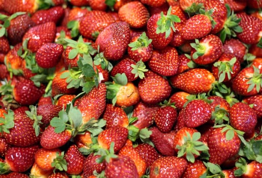 Strawberry background texture.