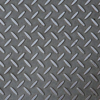 Grey metal plate background texture.