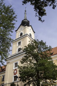 Castle of the Lubomirski family in Rzeszow, Poland. Court of Law.