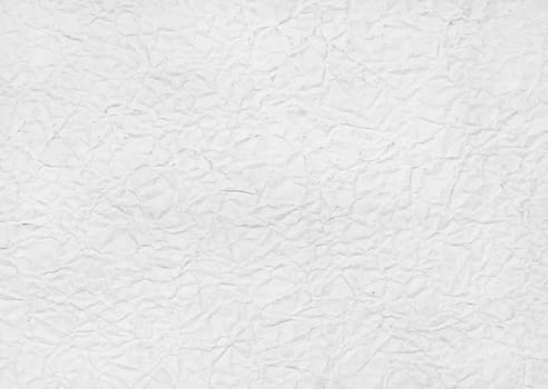 A fine background texture of white rumpled paper.