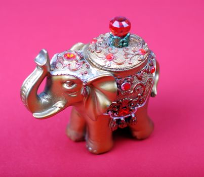 Golden hindu elephant for be happy