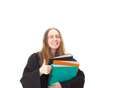 Lawyer with a lot of work