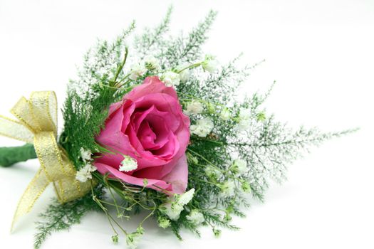 natural red rose corsage for prom, valentines day , wedding day or other special event