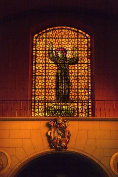 Saint Francis De Assis Stained Glass Mission Dolores Saint Francis Papel Insigna Symbol San Francisco California