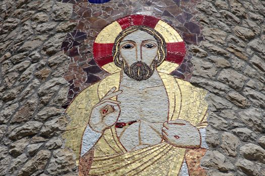 Jesus, the shrine of Our Lady of Lourdes in Vepric, Croatia