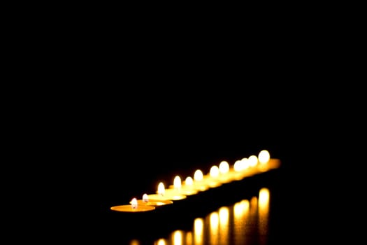 Tea light candles