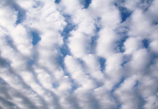 Clouds in the blue sky can use as background 