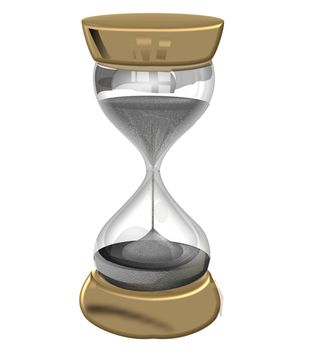 illustration of a sandglass – hourglass