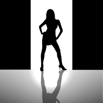 woman silhouette