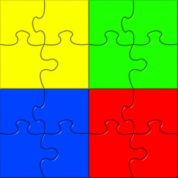 Puzzle full color (generated computer) 