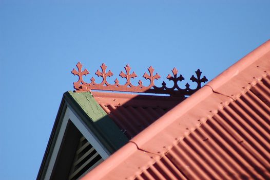 Roof of the Freshford museum in Bloemfontein, South Africa