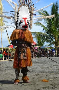 Traditional dance mask festival, Gulf Province, Papua New Guinea