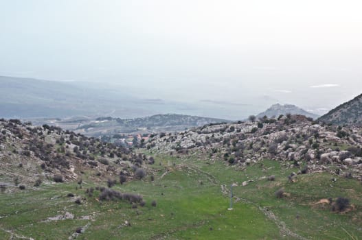 Mount Hermon  - northern Israel . Spring .
