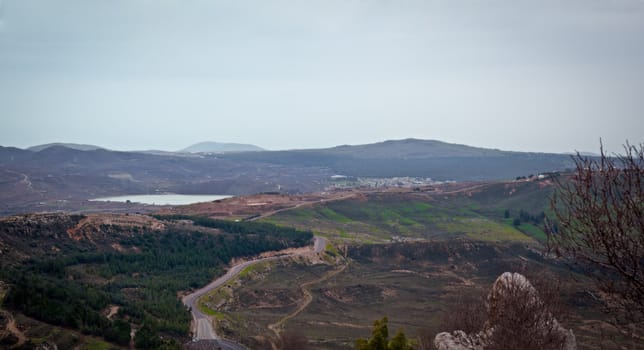Mount Hermon panorama - northern Israel .