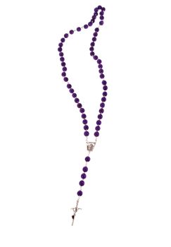 rosary beads, isolated on the white