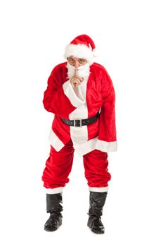 Santa Claus, photo on the white background