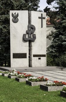 Polish military memorial in the city of Rzeszow.