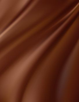 Abstract chocolate background, brown abstract satin