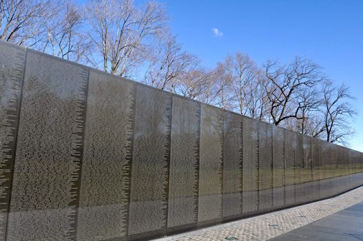 Vietnam War Memorial in Washington DC