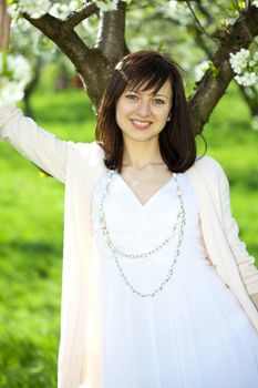 portrait of a young beautiful bride