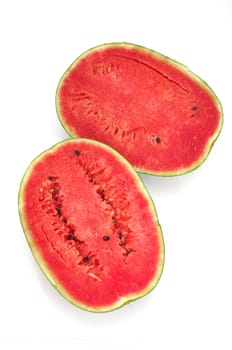 Watermelon isolated on white background, Studio shot