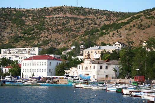 Ukraine. Crimea. In Balaklava harbor.