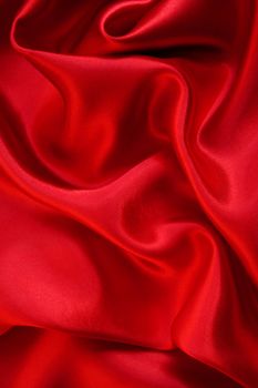 Smooth Red Silk as background