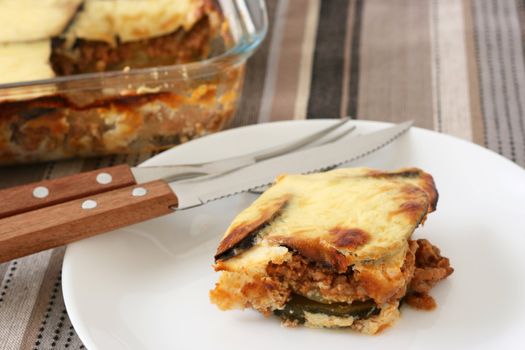 baked vegetables with cheese