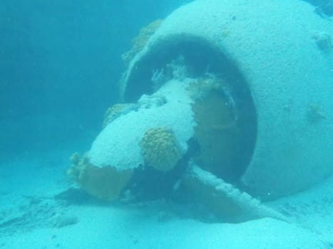 submerged prop