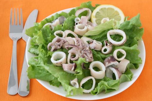 salad with octopus
