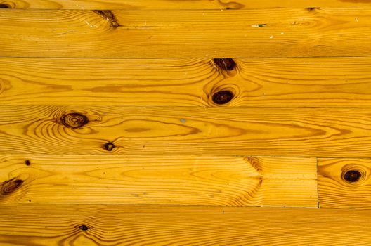 Pine rural floor closeup background in homestead house.