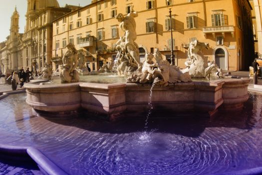 Rome, fountain of four rivers, Architecture, Art, Attraction, Capital, City, Culture, Europe, Famous, Fountain, Historic, History, Italian, Italy, Landmark, Marble, Monument, Obelisk, Sculpture, Square, Statue, Street, Tourism, Tourist, Travel,