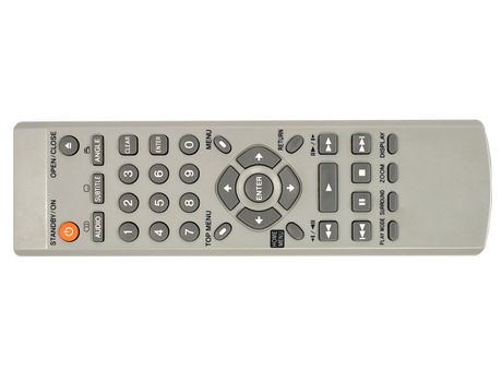Remote control isolated on white background.