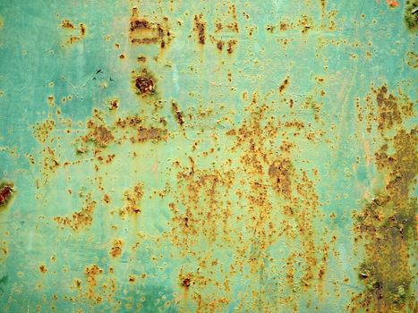 The old rusty metal surface texture.