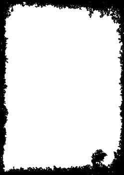 decorative frame on white background