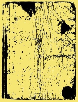 decorative rifts on yellow background